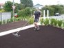 Preparing the soil for the lawn